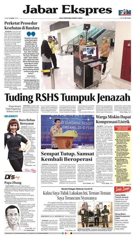 ePaper Jabar Ekspres Edisi 3 April 2020