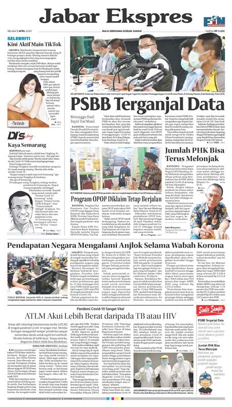 ePaper Jabar Ekspres Edisi 7 April 2020