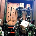 20 Ribu APD dari Rancaekek Distribusikan ke Seluruh Indonesia, Yonarhanud3/YBY dan Pomdam III/Slw Lakukan Pengawalan