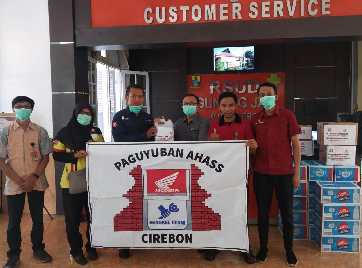 Paguyuban AHASS di Jawa Barat Berikan Bantuan untuk Tenaga Medis