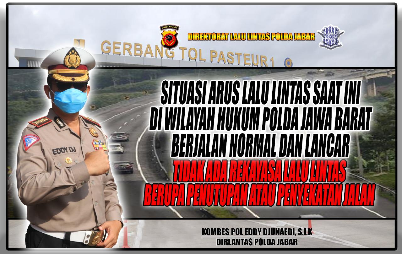Informasi Penyekatan dan Penutupan Akses di Wilayah Jawa Barat Dipastikan Hoaks