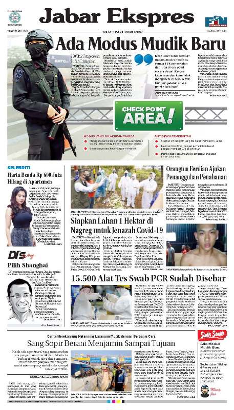 ePaper Jabar Ekspres Edisi 11 Mei 2020