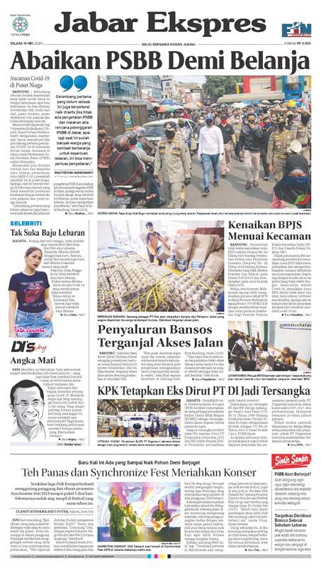 ePaper Jabar Ekspres Edisi 19 Mei 2020