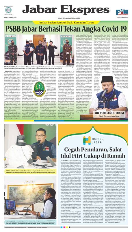ePaper Jabar Ekspres Edisi 20 Mei 2020