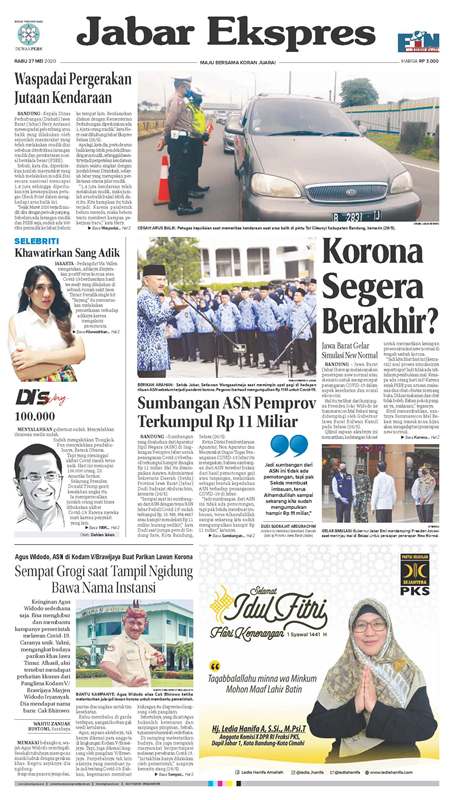 ePaper Jabar Ekspres Edisi 27 Mei 2020