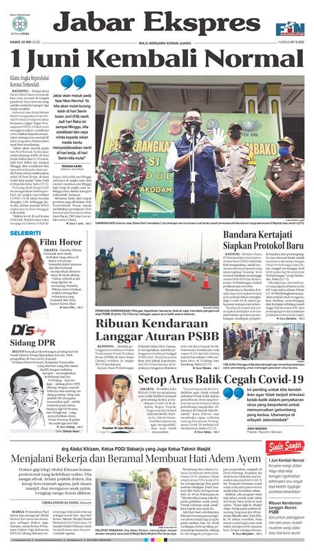 ePaper Jabar Ekspres Edisi 28 Mei 2020