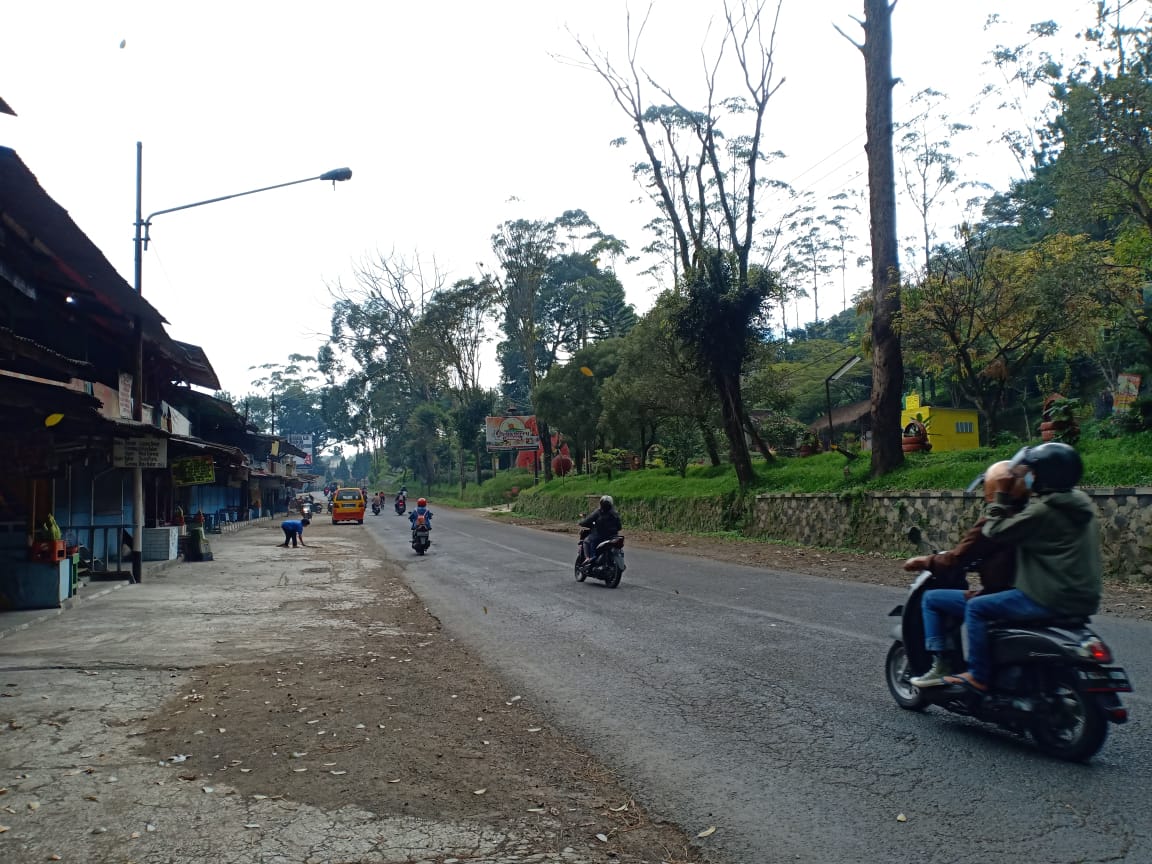 Pasca Idul Fitri, Suasana Arus Lalu Lintas Lembang Sepi