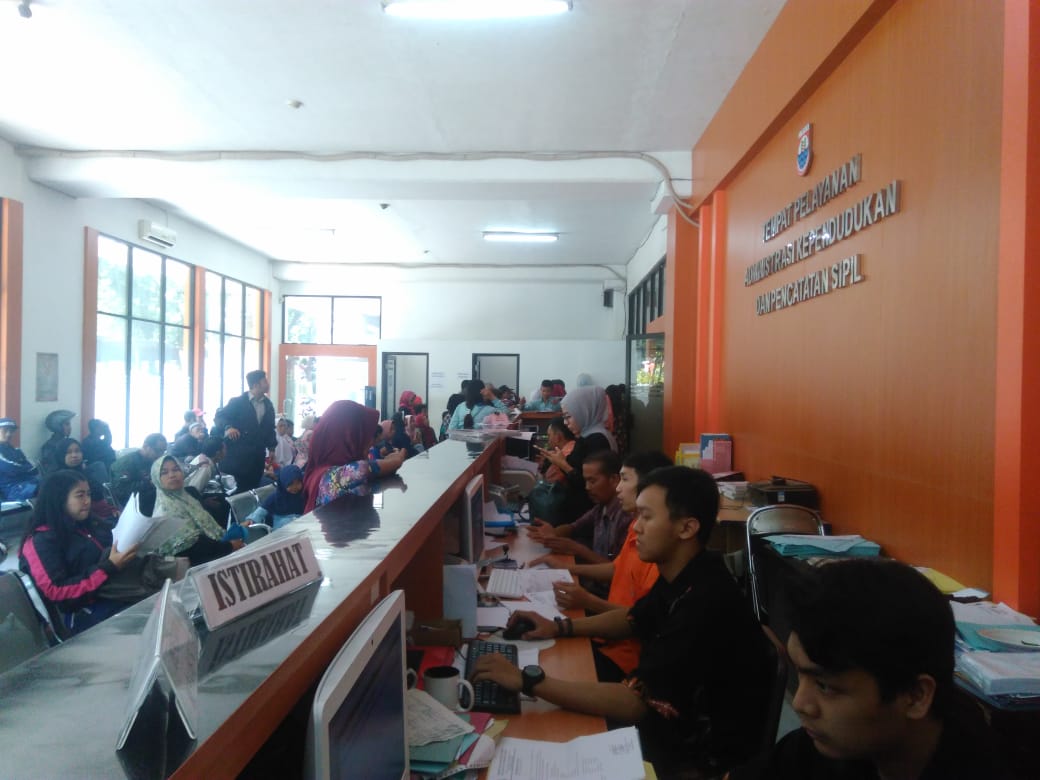 Stop Perekaman, Pencetakan KTP-el di Cimahi Jalan Terus