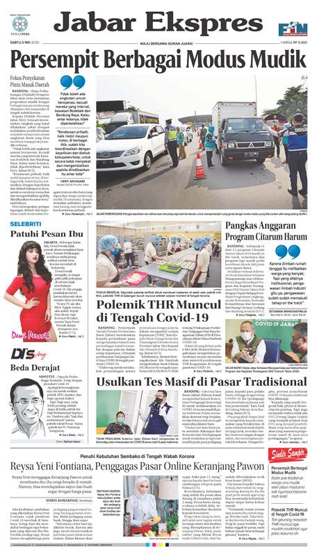 ePaper Jabar Ekspres Edisi 9 Mei 2020