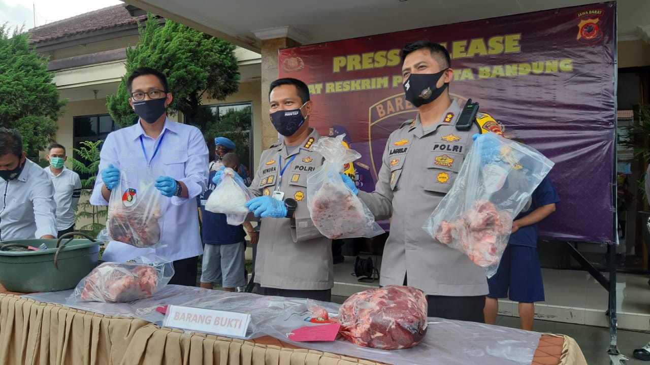 Selama Satu Tahun, Puluhan Ton Daging Celeng Dijual di Pasar Baleendah dan Majalaya