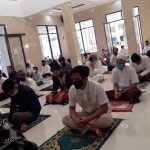 DKM Mukhlishiina Lahuddiin Gelar Salat Idul Fitri dengan Protokol Kesehatan