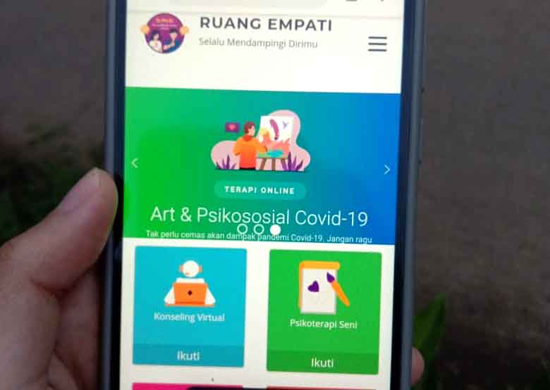Aplikasi Ruangempati.com Bantu Berikan Solusi Terhadap Dampak Psikologis COVID-19