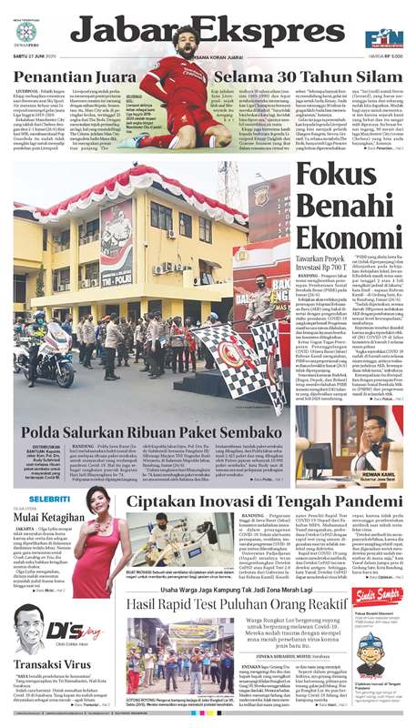 ePaper Jabar Ekspres Edisi 27 Juni 2020