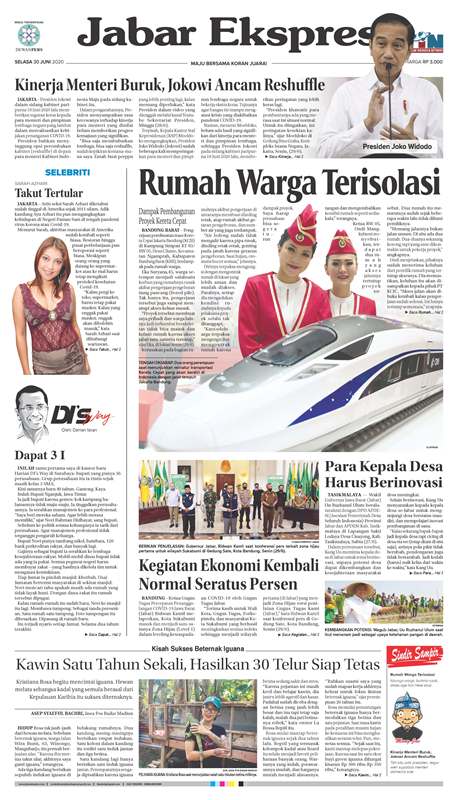 ePaper Jabar Ekspres Edisi 30 Juni 2020