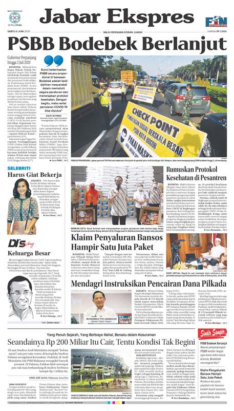ePaper Jabar Ekspres Edisi 6 Juni 2020