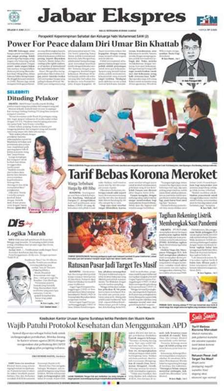 ePaper Jabar Ekspres Edisi 9 Juni 2020