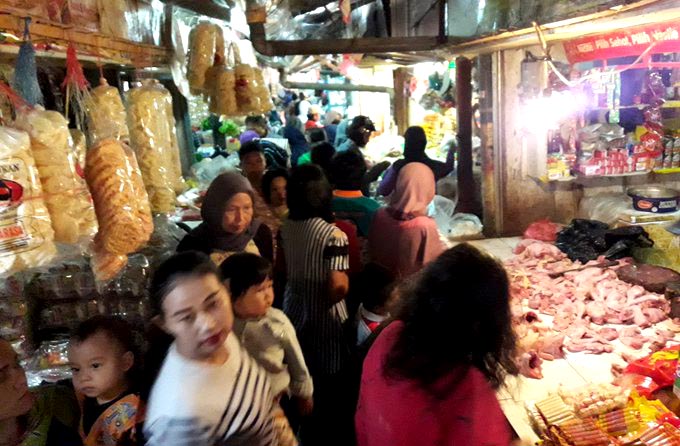 Pedagang Pasar Sadang Serang Resah Ada Pedagang yang Dinyatakan Positif
