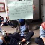 Buruh Tekstil Mogok Kerja