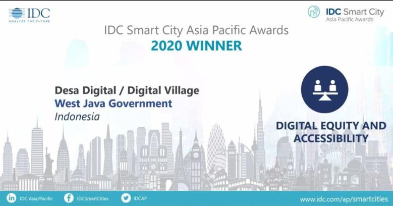 Harumkan Jabar di Ajang Internasional, Program Desa Digital Raih Penghargaan