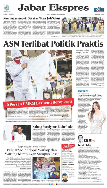 ePaper Jabar Ekspres Edisi 7 Juli 2020