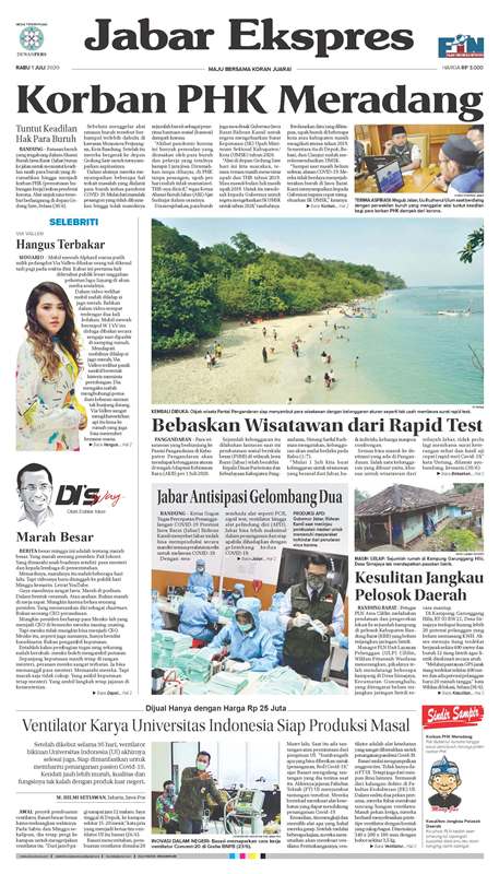 ePaper Jabar Ekspres Edisi 1 Juli 2020