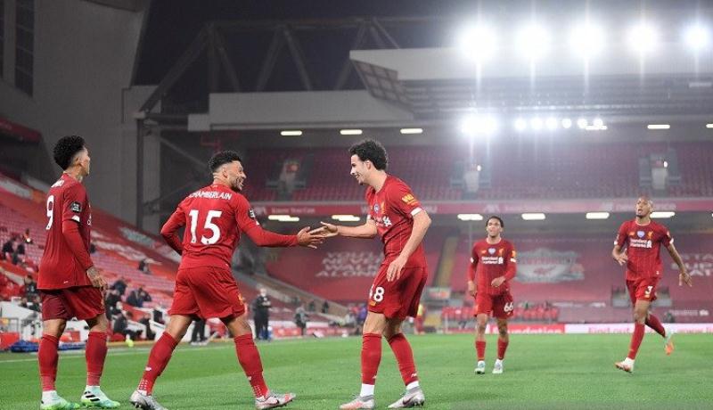 Liverpool Vs Chelsea, 8 Gol Tercipta, Penyerahan Trofi Liga Premiere Inggris Pekan ke-37