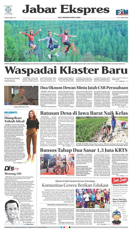 ePaper Jabar Ekspres Edisi 6 Juli 2020