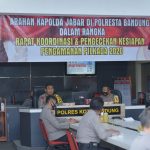 Kapolda Jabar Cek Kesiapan Pengamanan Pilkada 2020 di Polresta Bandung