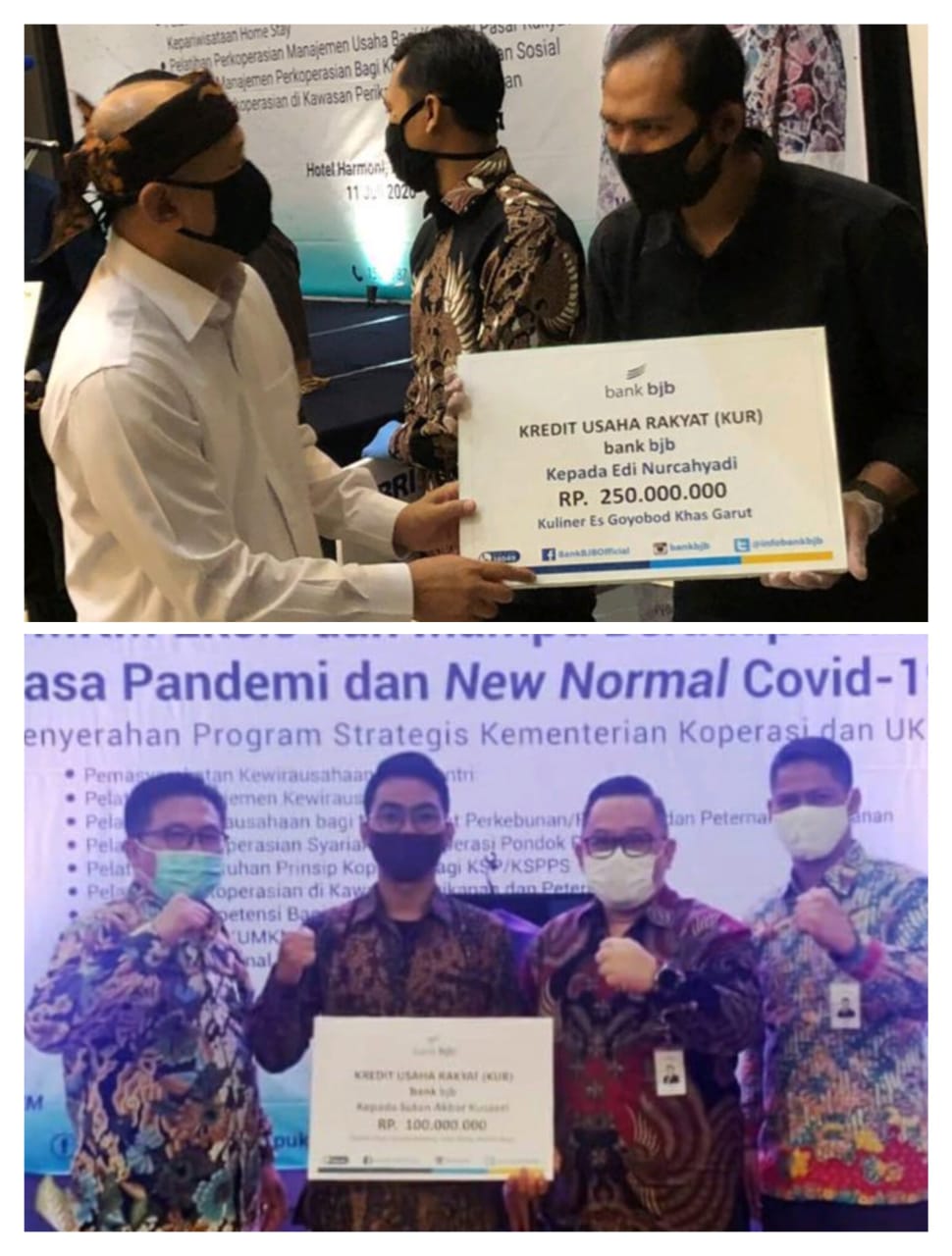 Inisiatif Stimulus Kredit bank bjb Terus Dorong UMKM Berdaya Hadapi New Normal