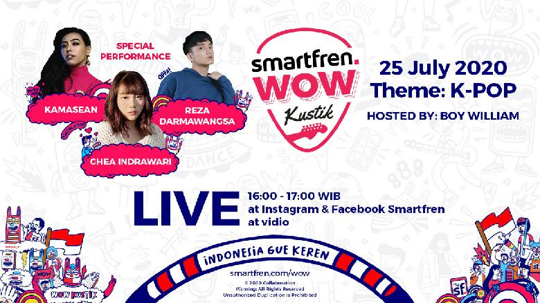 Rangkaian Smartfren WOWkustik Jaga Semangat Kreatif di Era New Normal