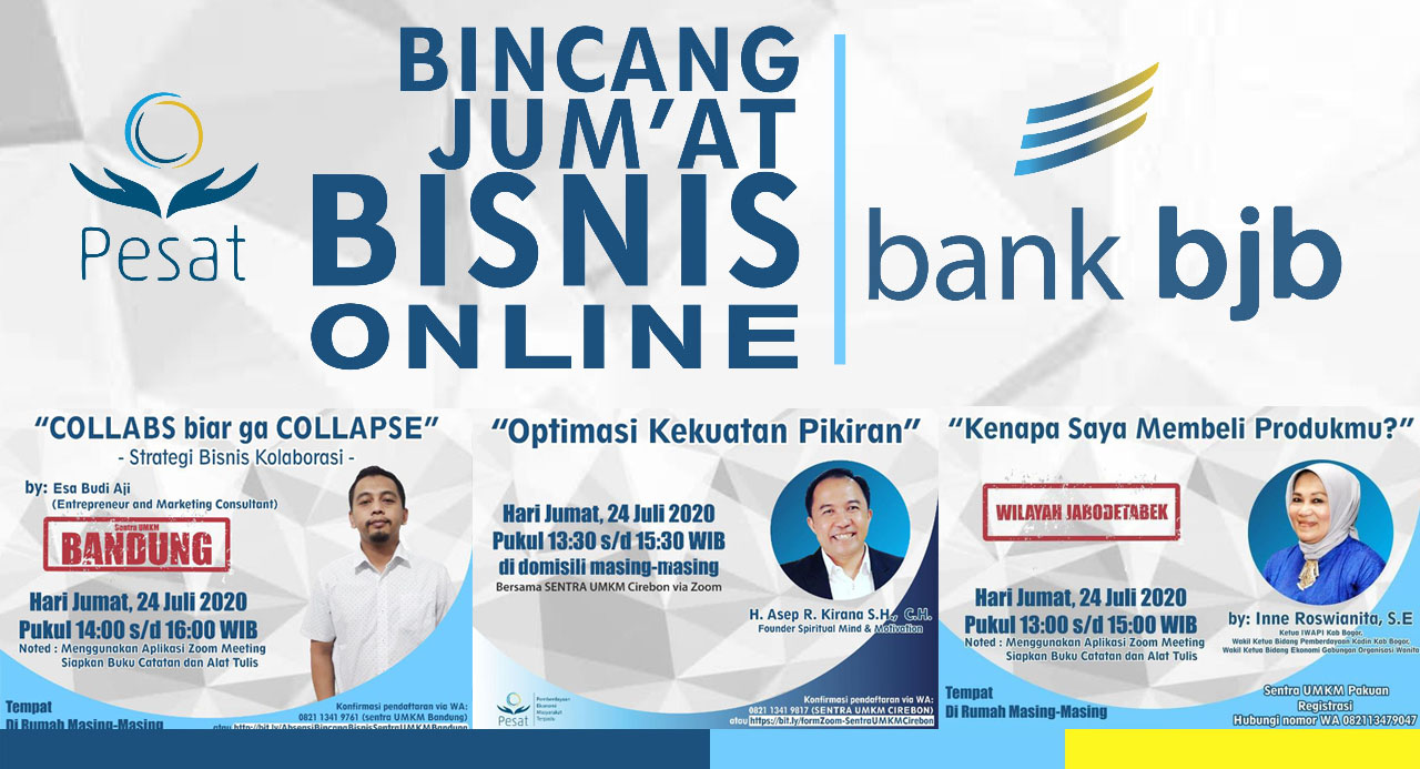 Gratis! Yuk Daftar Pelatihan UMKM Online bank bjb Gratis! Yuk Daftar Pelatihan UMKM Online bank bjb