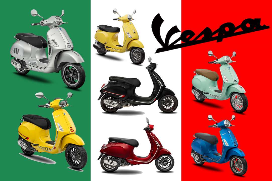 Vespa Hadirkan Tujuh Warna Baru untuk Setiap Varian