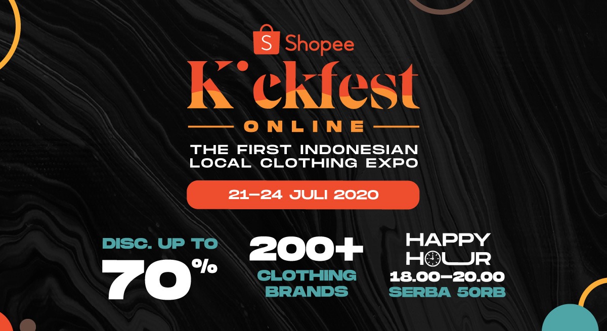 Shopee-Kickfest Jadi Pameran Online Clothing Lokal Pertama di Indonesia