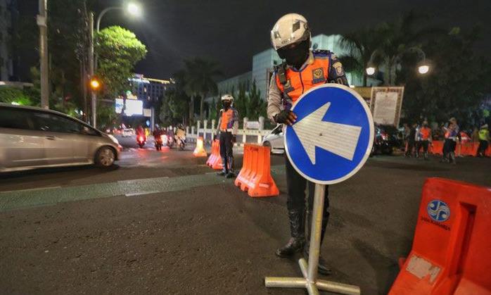 Polisi Belum Tahu Kapan Kebijakan Penutupan Jalan Berakhir