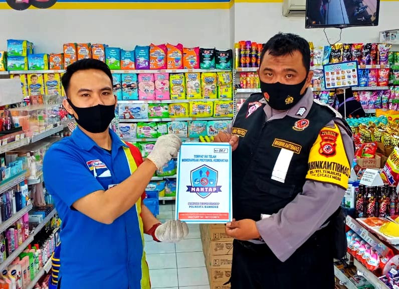 Polresta Bandung Luncurkan Inovasi Mantap untuk Terapkan Protokol Kesehatan Polresta Bandung Luncurkan Inovasi Mantap untuk Terapkan Protokol Kesehatan