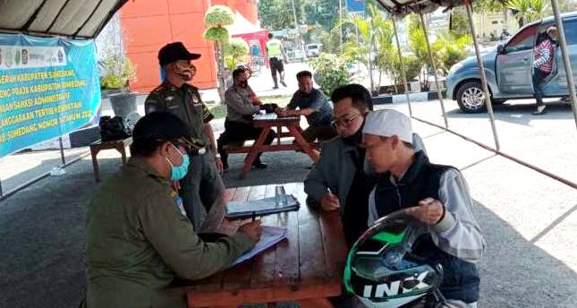 ASN Ikut Terjaring Razia Masker