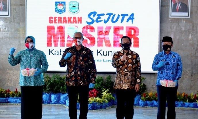 Mendagri Launching Gerakan Sejuta Masker