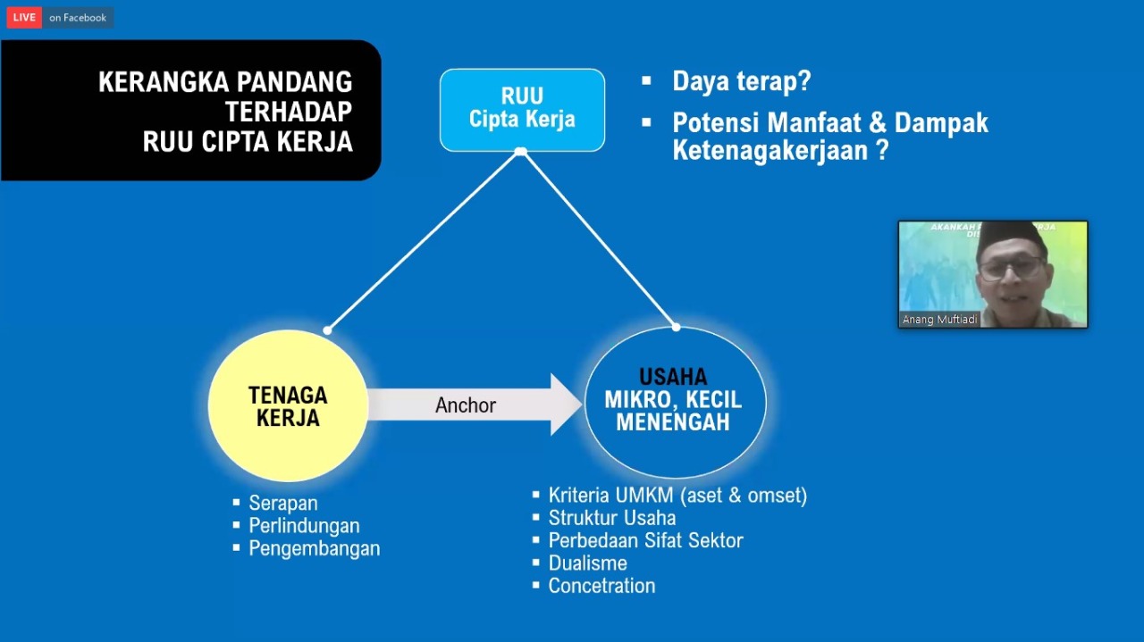 UMKM Akan Jadi Lead Project dari RUU Cipta Kerja
