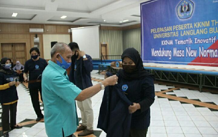 Terapkan Protokol Kesehatan, UNLA Lepas 1.065 Mahasiswa KKNM Tematik Inovatif 2020