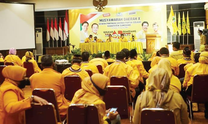 Dibumbui Perdebatan, Musda X Golkar Sumedang Terhenti Sementara