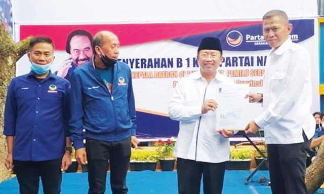 Nasdem Serahkan B.1-KWK ke BHSM