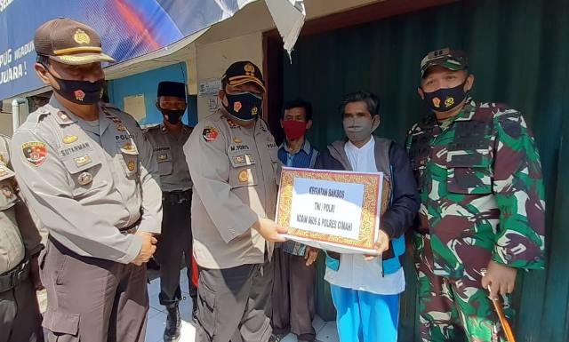 Polres dan Kodim Cimahi Salurkan 2 Ribu Paket Sembako