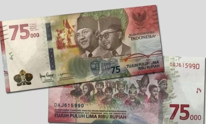 BI Luncurkan Uang Khusus Seri Peringatan HUT ke-75 RI