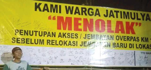 Khawatir Berdampak Banjir, Warga Jatimulya Tolak Rencana Pembongkaran Jembatan oleh PT Adhi Karya Khawatir Berdampak Banjir, Warga Jatimulya Tolak Rencana Pembongkaran Jembatan oleh PT Adhi Karya