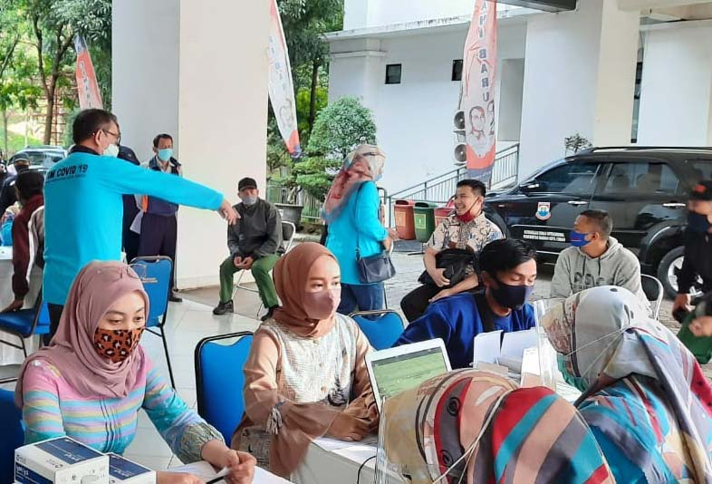 Tenaga Harian Lepas di Pemkot Cimahi Jalani Rapid Test
