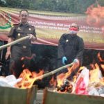 Kejari Bandung Musnahkan Jutaan Gram Ganja dan Sabu