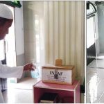Terekam CCTV, Pria Berjaket Gasak Kotak Amal Masjid
