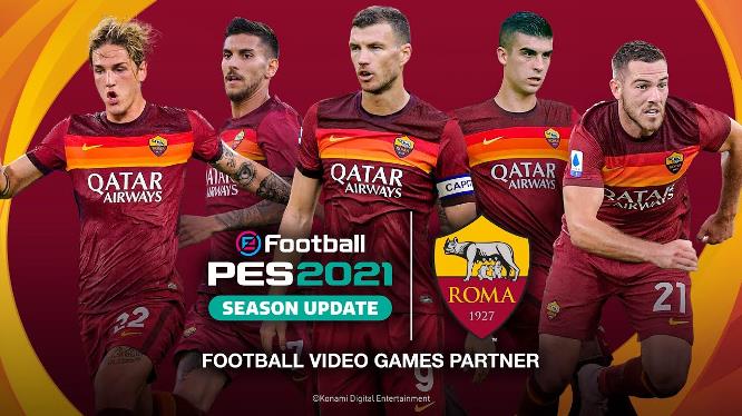 Kerja Sama Bareng AS Roma, Konami Pastikan PES 2021 Rilis September