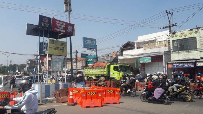 Kemacetan Akibat Revitalisasi Pasar, Dishub KBB Terapkan Rekayasa