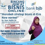 Gratis untuk UMKM Jabodetabek dan Banten, Yuk Daftar Pelatihan Bisnis Online bank bjb!